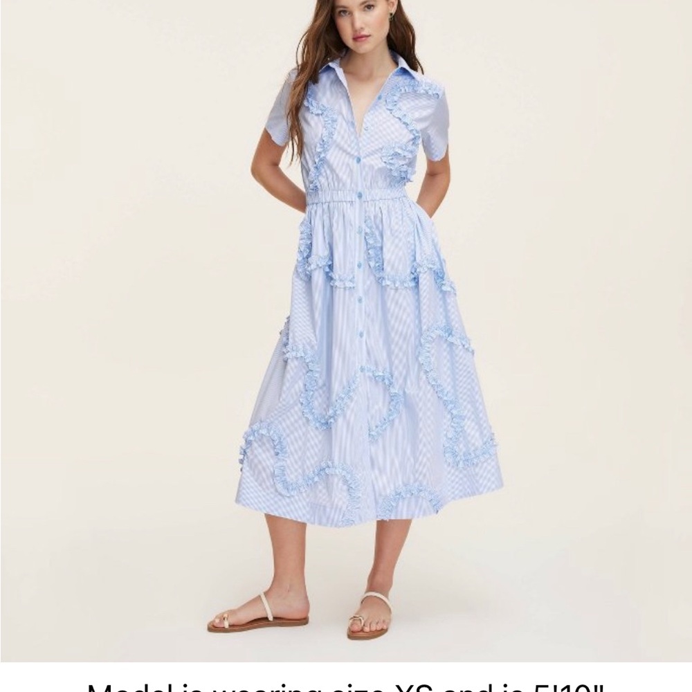 One day sale! Price will go back up tomorrow. Blue Striped Dress